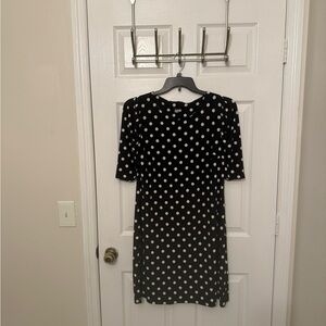 Tommy Hilfiger Black and White Polka Dot Mini Dress